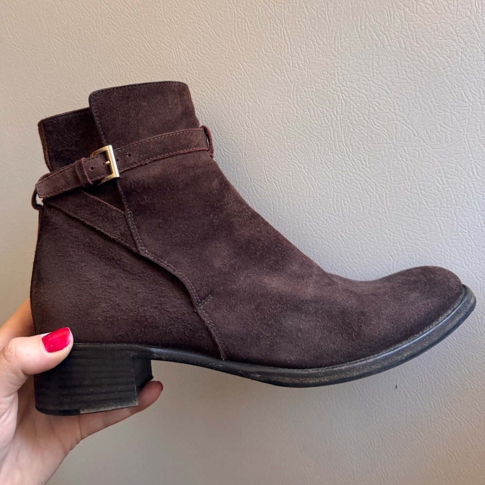 Prada Brown Suede Boots